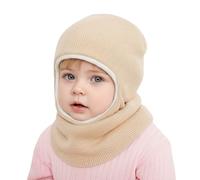 DRESHOW Cappello Passamontagna Bambino Inverno Bambini Cappello Invernali Calda Cappuccio in Maglia Foderato in Pile per Bambini Ragazzi Ragazze 1-6 Anni