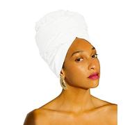 DRESHOW Jersey Turbante Testa Wrap per le Donna Africane Knit Headwraps Urban Capelli Sciarpa Scialle Hijab Foulard Capelli Accessori