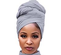 DRESHOW Jersey Turbante Testa Wrap per Le Donna Africane Knit Headwraps Urban Capelli Sciarpa Scialle Hijab Foulard Capelli Accessori