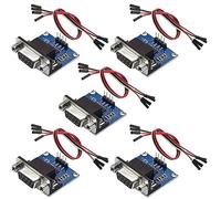 Dresmannst DaFuRui MAX3232 - Modulo convertitore da 3,3 V a 5 V DB9 femmina RS232 seriale Prot a TTL, connettore radice per aggiornamenti di apparecchiature come DVD, confezione da 5
