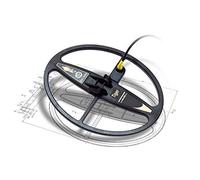 Dresmannst Piastra Mars MD Tiger Bobina da 10"x13" (25x33cm) per Metal Detector Garrett Serie AT PRO GOLD MAX