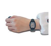 Dress Dressone Watch Girls Girls Girls Watches Guarda la moda Orologio per la moda Decorazioni per orologio, Easy Reader Guarda analogica cinturino in pelle artificiale, orologio casual per orologi da