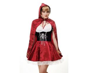 DRESS ME UP - Costume da Donna, Bellissimo Cappuccetto Rosso - Ispirato a favole e cosplay, 40