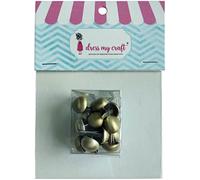 Dress My Craft Brads 10mm 20/Pkg-Antique Bronze