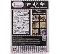 Dress My Craft Transfer Me Sheet A4-Happy Birthday DMCD4754