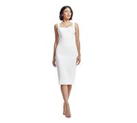 Dress the Population - Abito da donna senza maniche aderente aderente - Bianco - XL