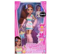 Dress to Impress Stardust Doll Softie con accessori, vestito arcobaleno, stivali rosa, codice DLC Roblox, 6+