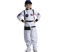 Dress Up America Costume Da Astronauta Per Bambini - Vestito Astronauta Bambino - Vestito Carnevale Astronauta Bambino - Tuta Spaziale Bianca NASA Per Ragazzi E Ragazze