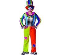 Dress Up America Adulto costume da clown allegro per gli uomini