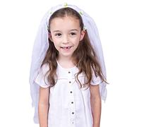 Dress Up America Bambini Adorabile Bianco Sposa Veil