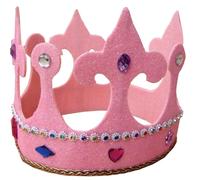 Dress Up America Bambini Piccola Principessa Corona - Bellissimo Rosa per Bimbi