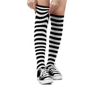 Dress Up America Calzini A Righe In Cotone Per Bambini - Calzini A Righe Alti Fino Al Ginocchio Per Bambine E Bambini | Adolescenti - Eleganti E Comodi