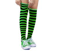 Dress Up America Calzini A Righe In Cotone Per Bambini - Calzini A Righe Alti Fino Al Ginocchio Per Bambine E Bambini | Adolescenti - Eleganti E Comodi