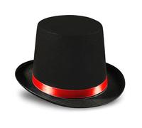 Dress Up America Cappello A Cilindro Da Smoking Per Adulti - Cappello Da Festa Del Mago Nero - Cappello Da Smoking Formale Unisex