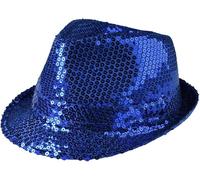Dress Up America Cappello Fedora Con Paillettes Per Festa - Taglia Unica