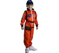 Dress Up America Costume da Astronauta per Bambini - Tuta Spaziale Arancione Della NASA per Ragazzi e Ragazze