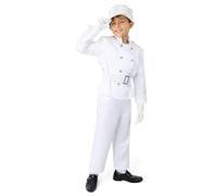Dress Up America Costume Da Banda Musicale Bianca Per Bambini - Set Uniforme Da Tamburo Maggiore - Set Soldatino Giocattolo Per Ragazzi