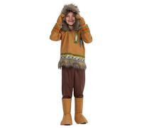 Dress Up America Costume Da Eschimese Per Bambini - Abito Invernale Inuit Per Ragazzi E Ragazze