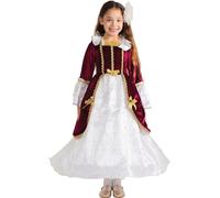 Dress Up America Costume Da Principessa Per Ragazze - Abito Da Principessa Rinascimentale - Set Di Costumi Da Regina Medievale Per Bambini