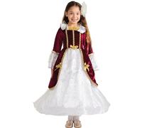 Dress Up America Costume Da Principessa Per Ragazze - Abito Da Principessa Rinascimentale - Set Di Costumi Da Regina Medievale Per Bambini