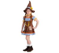 Dress Up America Costume Da Spaventapasseri Per Bambini - Abito Da Spaventapasseri Zucca Per Ragazze