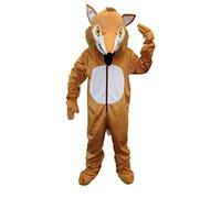 Dress Up America Costume da Volpe per Bambini - Simpatica Tuta in Peluche Arancione con Cappuccio e Coda - Travestimento da Animale del Bosco per Halloween e Feste
