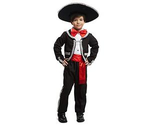 Dress Up America Costume tradizionale messicano per ragazzi (cappello non incluso) - Set Mariachi messicano per bambini - Giacca, pantaloni, papillon e fascia