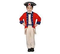Dress Up America Deluxe Costume da Solider storico coloniale Set per bambini