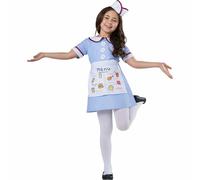 Dress Up America Diner Cameriera Costume - Blu Carhop Abito per Ragazze