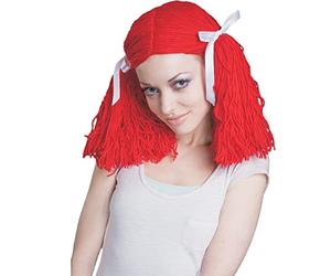 Dress Up America Donne Raggedy Ann Mop Parrucca