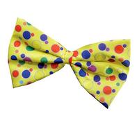 Dress Up America Farfallino per Bambini - Simpatico Papillon da Pagliaccio per Bambini - Accessorio a Pois per Costume da Circo in Blu e Giallo - Ideale per Carnevale e Feste - Taglia Unica