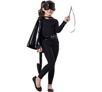 Dress-Up-America Gatto Nero Costume Set per Ragazze - Bambini Gatto Vestirsi