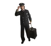 Dress Up America- Giacca Pilota di Moda per Adulti Costume, Tinta Unita, Multicolore, M, 339-M
