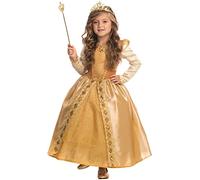 Dress Up America Maestoso Costume da Principessa D'oro per Ragazze