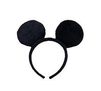Dress Up America Orecchie da Topo per Bambini - Cerchietti Topolino e Topolina per Bimbo e Bimba - Accessori per Capelli in Peluche per Feste di Compleanno, Travestimenti e Parchi Tematici