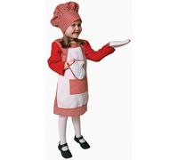 Dress Up America Percalle Rosso Ragazza Chef Costume Set Da