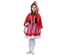 Dress Up America Piccolo Cappuccetto Rosso Costume per Ragazze - Mantello con