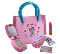 Dress Up America Princess Set Per Ragazze Con Borsetta, Flip Phone, Telecomando, Rossetto Play E Carta Di Credito Per Bambini - Borsa Giocattolo