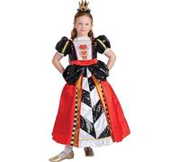 Dress Up America Costume Da Regina Di Cuori Per Bambina - Costume Da Regina Rossa Per Bambina