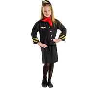 Dress Up America Assistente di Volo Costume per Bambini - Hostess Costume Set