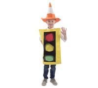 Dress Up America Traffic Luce Costume E Sicurezza Cono Hat - Bambini Vestirsi