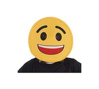 Dress Up America Volto Sorridente Emoji Maschera per adulti divertente testa maschera accesso