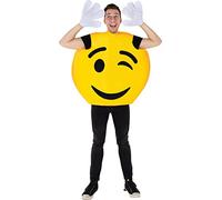 Dress Up America Winking Emo_ji Costume per giochi di ruolo - Wink Emoticon Tunica - Vitale nell'apprendimento e nel divertimento
