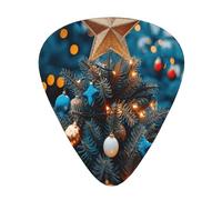 Dress up the beautiful Christmas Tree - Confezione da 12 plettri per chitarra, 4 pezzi in ciascuna delle 3 misure, adatti per una vasta gamma di strumenti a corda