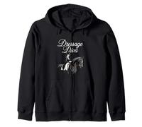 Dressage Diva Equestre Felpa con Cappuccio