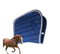 Dressage Saddle Pad - Breathable Cotton Riding | Lightweight Moisture Absorbing Equestrian With Shock Absorption, Soft Horse Gear For Training Lessons Competition Riders Performance