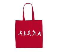 Dressdown Evolution of Cricket Bowling Borsa Shopper In Cotone Stampata