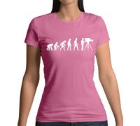 Dressdown Evolution Of Man Cameraman T-Shirt Donna - Maglia TV Cinema