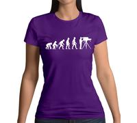 Dressdown Evolution Of Man Cameraman T-Shirt Donna - Maglia TV Cinema