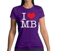 Dressdown I Heart MB T-Shirt Donna Nera Buble Fan Love Michael Singer